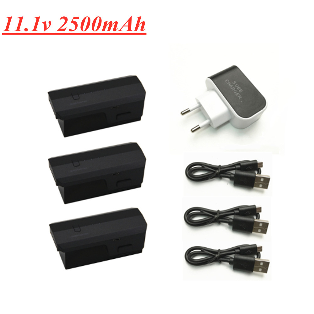 Drone Sjrc - 11.1v 2500mah Lipo Batterij Voor SJR/C