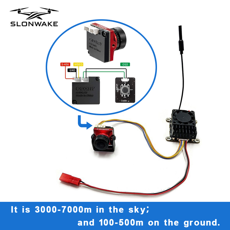 Rc Transmitter - Lange afstand 5.8Ghz 2W FPV draadloze