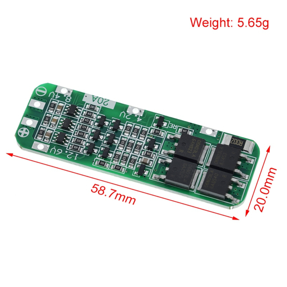 Lipo Battery Charger - 3S 20a Li-Ion Lithium Batterij 18650