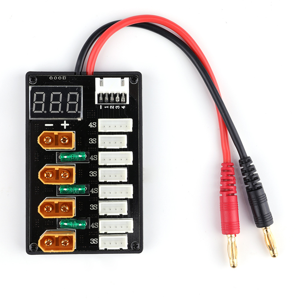 Lipo Parallel Charging Board - XT60 Plug 3S 4 4s Lipo