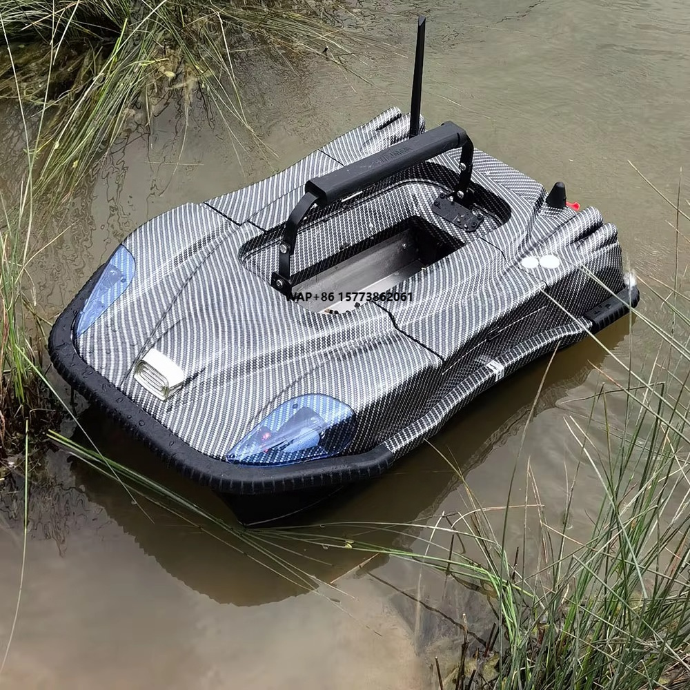 Rc Boat - Afstandsbestuurbare visboot met visvinder, bereik 500