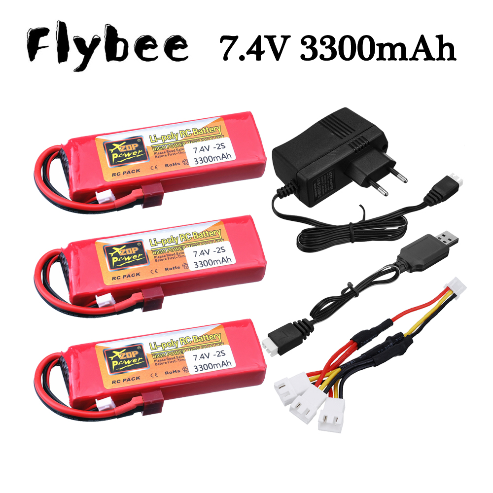 Lipo Battery Charger - 2S 7.4V 3300Mah Lipo Acculader Sets