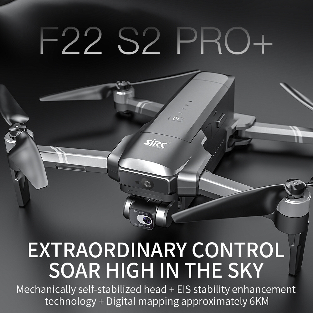 SJRC F22 S2 PRO+ Drone GPS 6KM - Drone Sjrc recensie en prijs