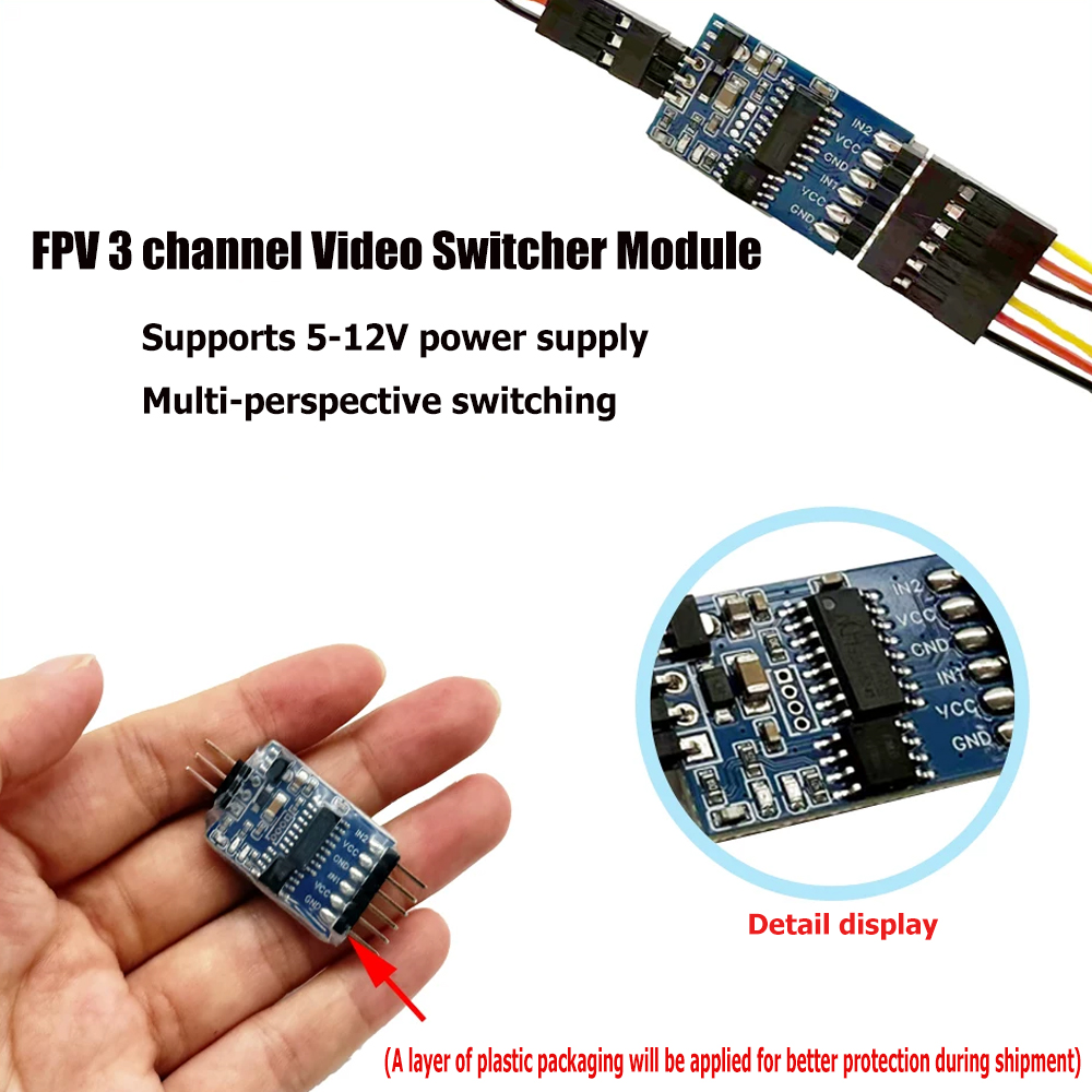 5.8G 3 Kanaals Video Switcher  - Drone Rc Remote recensie en prijs
