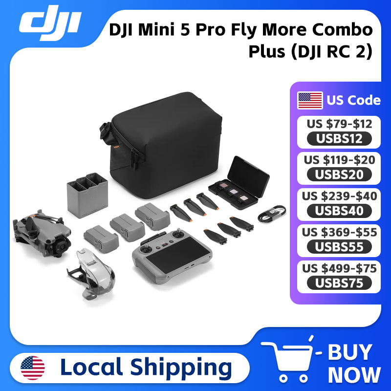 DJI Mini 5 Pro Fly More Combo  - Drone Dji Rc Plus 2 recensie en prijs