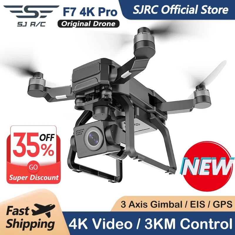 SJRC F7 4K PRO Camera Drone GP - Drone Sjrc recensie en prijs