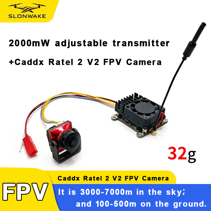 Lange afstand 5.8Ghz 2W FPV dr - Rc Transmitter recensie en prijs