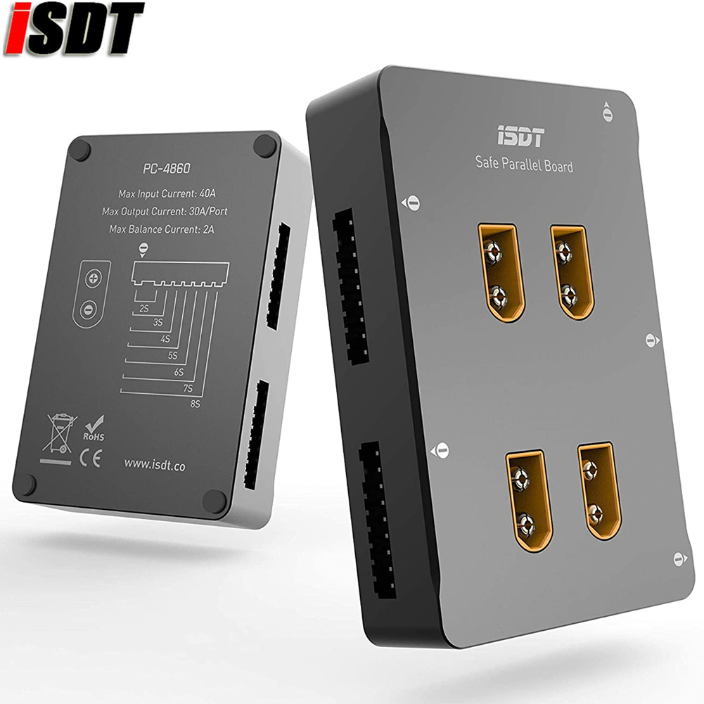 ISDT PC-4860 Lipo Batterijlade - Lipo Parallel Charging Board recensie en prijs